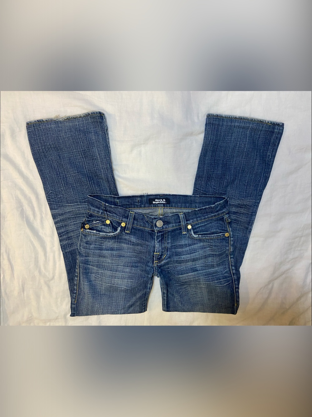 Vintage Rock & Republic Lowrise Flare Jeans